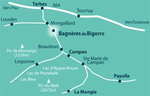 tourisme � hotel bagneres de bigorre